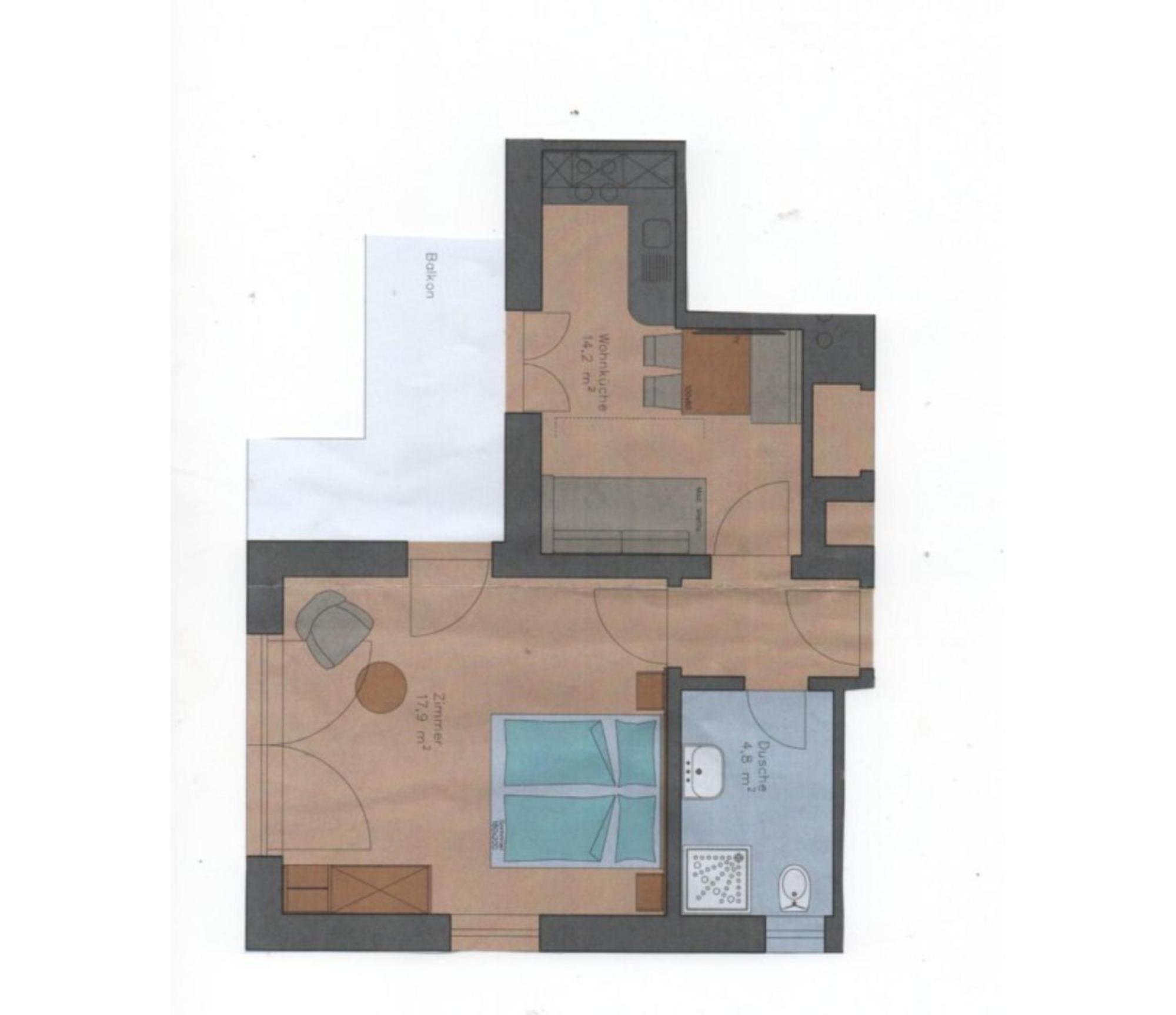 Froehlichhof Wohnung Apfelbluete 라군도 외부 사진
